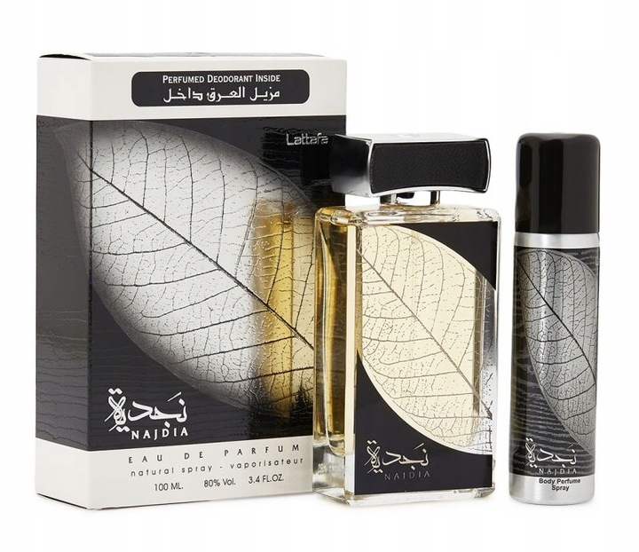 Lattafa Najdia 100ml EDP Woda Perfumowana Perfumy Unisex + DEZODORANT