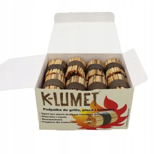 Podpałka Ekologiczna do Kominka, Pieca K-LUMET 32 szt. Rozpałka