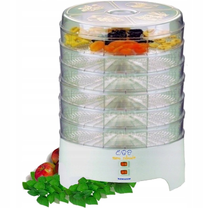Suszarka Do Grzybów Owoców NIEWIADÓW 970.02 PS 500W +GRATIS Nożyk 17