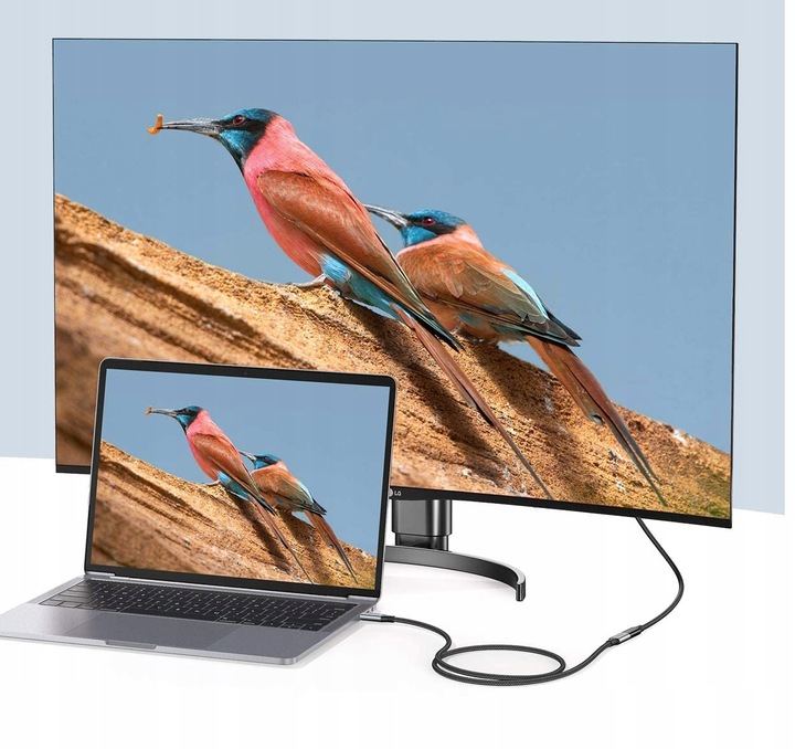 PRZEDŁUŻACZ USB-C 3.2 Thunderbolt 100W 4K @60Hz 2m
