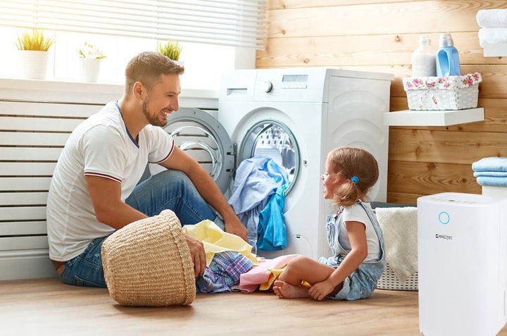 WYDAJNY OSUSZACZ POWIETRZA POCHŁANIACZ WILGOCI CICHY WiFi TIMER 12L/24H