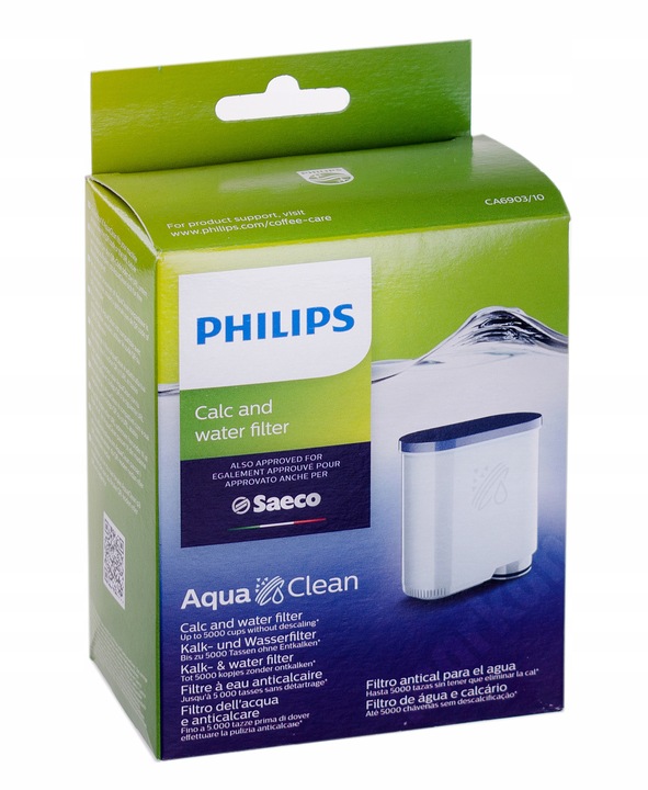FILTR do ekspresu PHILIPS SAECO AquaClean CA6903/10 zielony Oryginalny