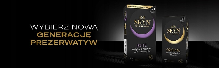 Prezerwatywy SKYN SELECTION SENSES 35szt. mix Intense Feel Original Elite