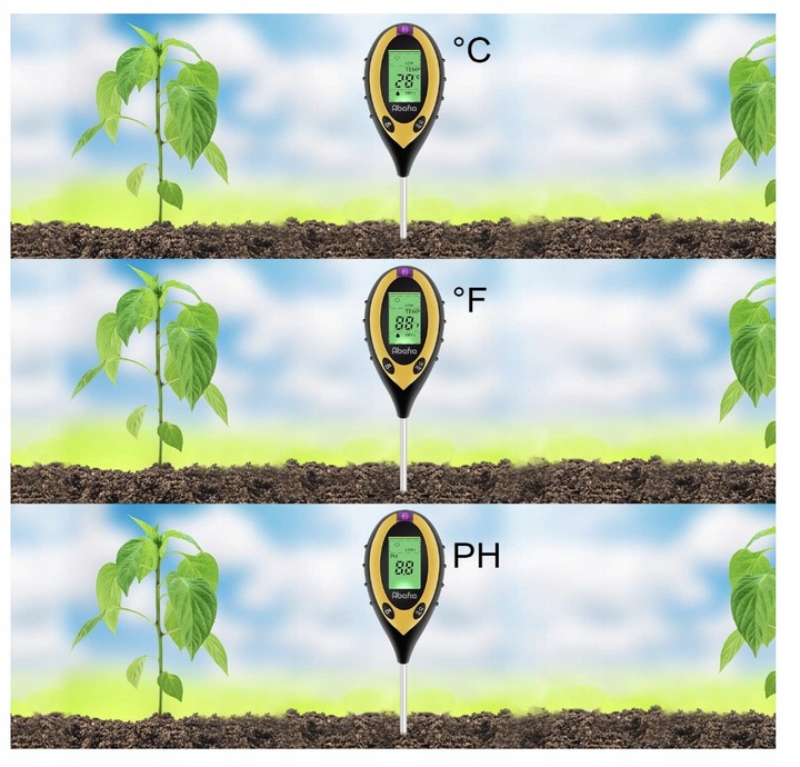 KWASOMIERZ GLEBOWY MIERNIK TESTER PH ZIEMII 4w1