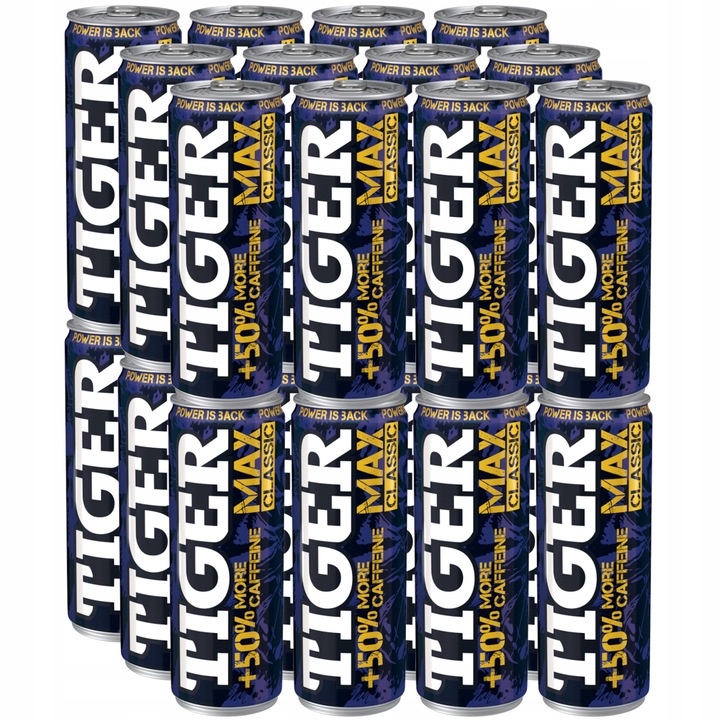 Napój energetyzujący Tiger Max Energy Drink 24 x 250 ml