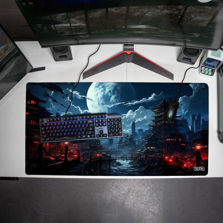 PODKŁADKA POD MYSZ GAMINGOWA Dwa Światy 100x50 TILT XL Dla gracza