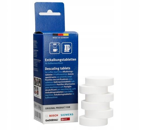 Środek odkamieniający w tabletkach do ekspresu | 6szt 18g uniwersalne