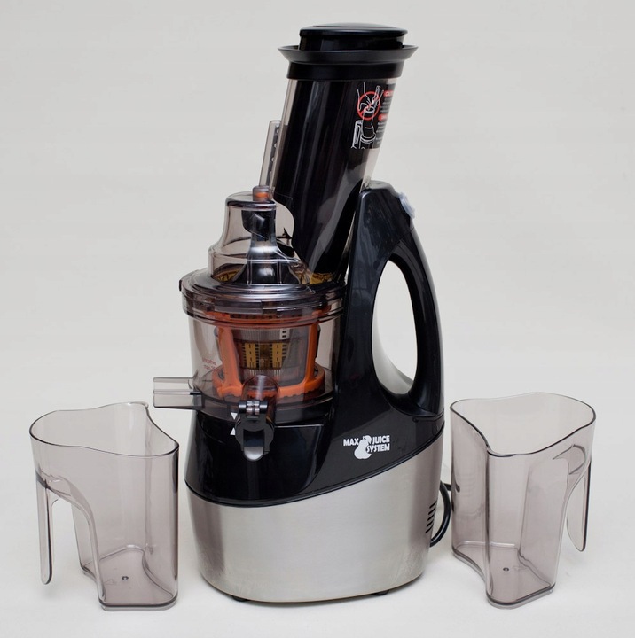 Wyciskarka wolnoobrotowa Berlinger 800W mocna sokowirówka 3 sita duży