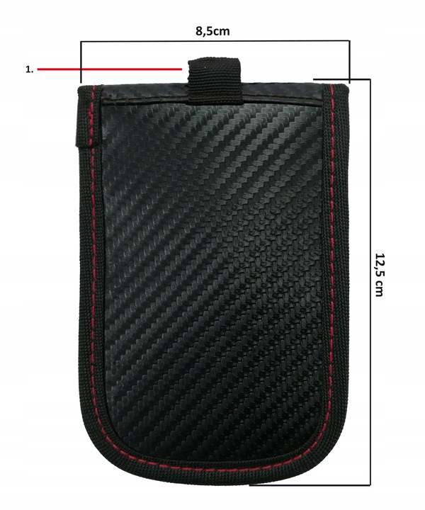 6 WARSTW BLOKUJĄCYCH Pokrowiec na Klucze Kluczyk KEYLESS OCHRONA RFID