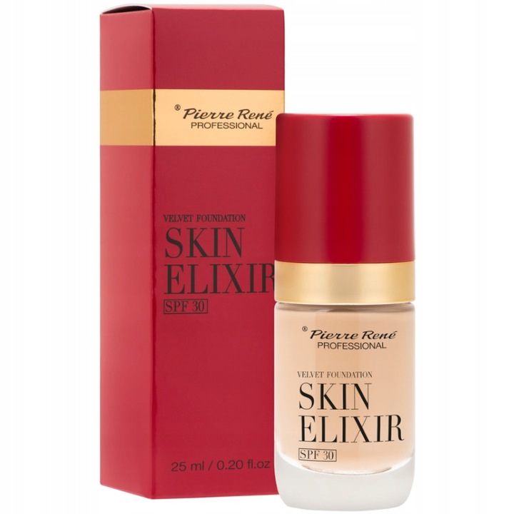 PIERRE RENE FLUID PODKŁAD KRYJĄCY DO TWARZY SKIN ELIXIR 02 NATURAL