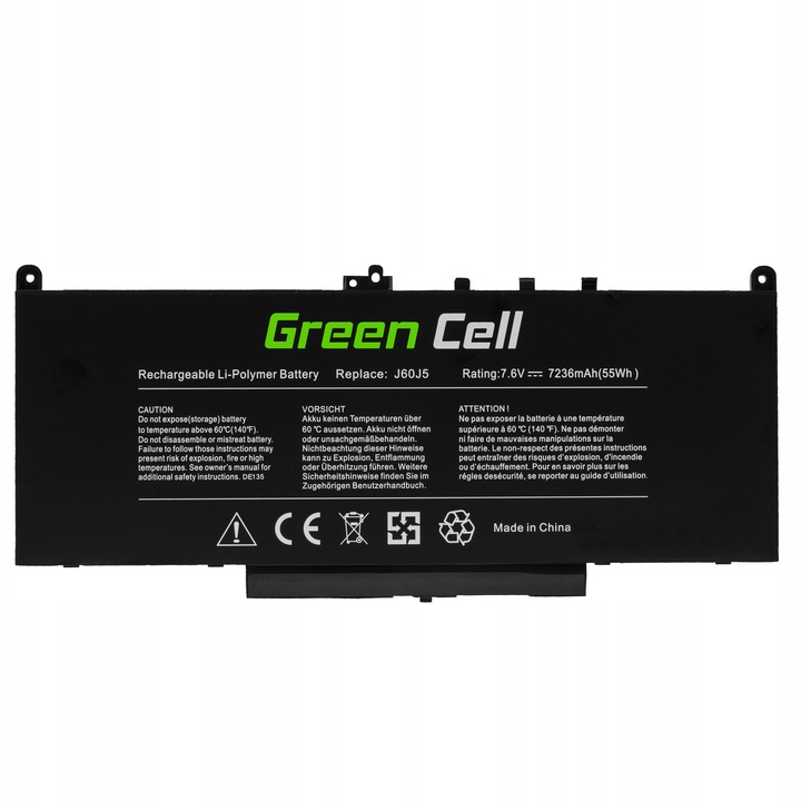 Bateria Green Cell J60J5 J6OJ5 MC34Y 242WD do Dell Latitude E7270 E7470