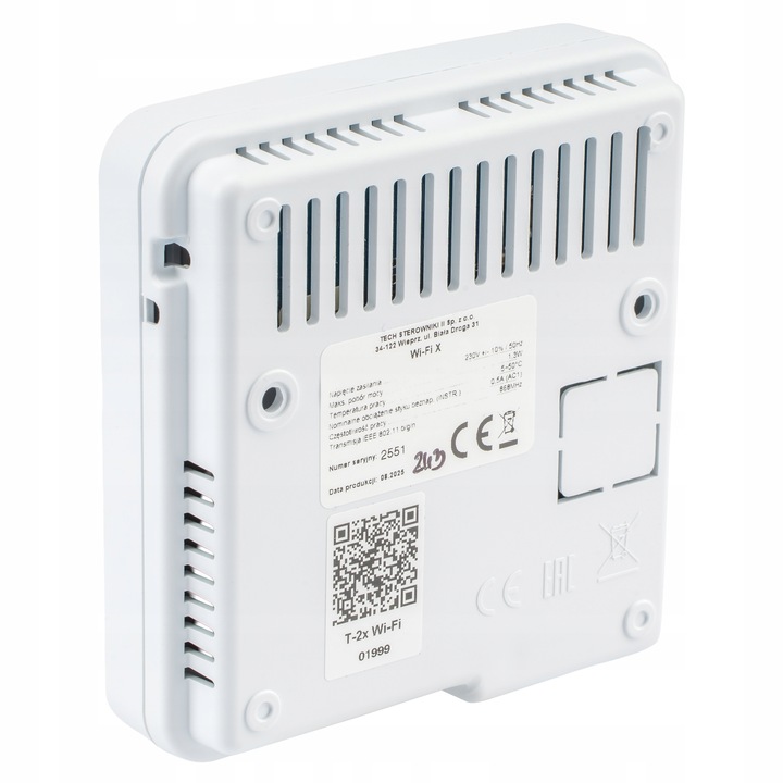 STEROWNIK REGULATOR TEMPERATURY BEZPRZEWODOWY POKOJOWY TECH T-2x Wi-Fi WIFI