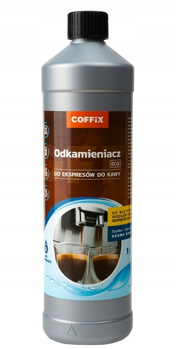 Odkamieniacz ECO uniwersalny do ekspresów do kawy Coffix duży 1litr