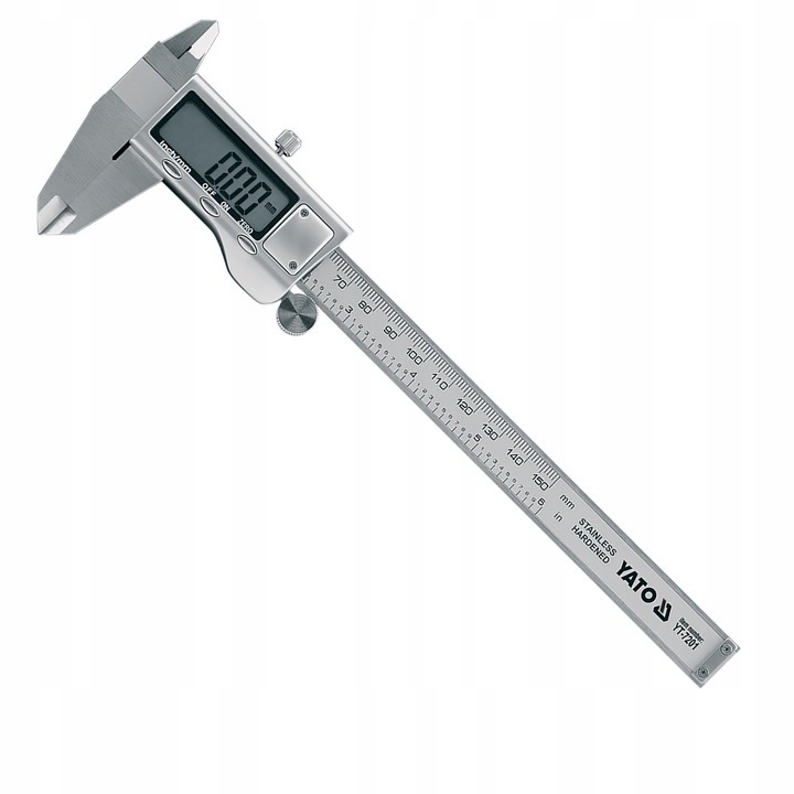 SUWMIARKA ELEKTRONICZNA CYFROWA POMIAROWA LCD 150mm STAL NIERDZEWNA