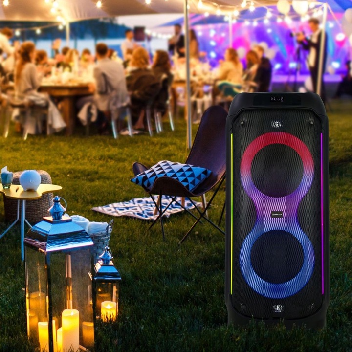 Głośnik Bluetooth Karaoke Power Audio Manta PALLAS mikrofon pilot 140W