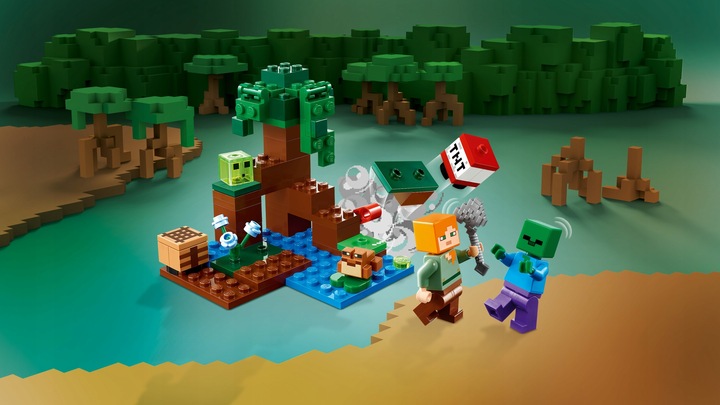 LEGO MINECRAFT 21240 PRZYGODA NA MOKRADŁACH