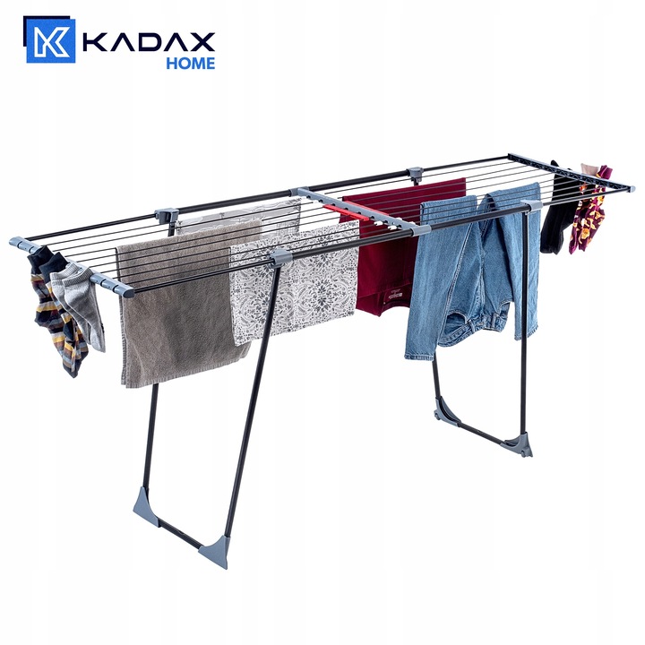 SUSZARKA NA PRANIE STOJĄCA UBRANIA BIELIZNĘ TELESKOPOWA ROZSUWANA 20m