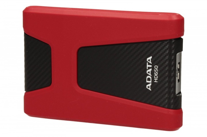 Dysk zewnętrzny HDD ADATA HD650 (1TB; 2.5"; USB 3.2; czerwony)