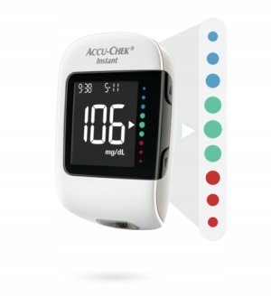 Glukometr Accu-Chek Instant mgdL NOWY zestaw paski nakłuwacz