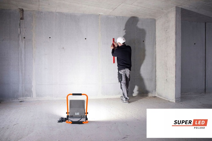 Halogen LED Roboczy Budowlany 300W Naświetlacz przenośny Akumulator