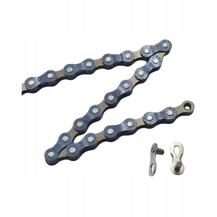 ŁAŃCUCH ROWEROWY 116 OGNIW MTB NEXELO 6 7 RZĘDOWY SPINKA DO ROWERU NOWY