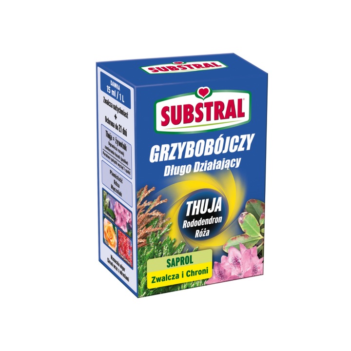 SUBSTRAL SAPROL OCHRONA TUI 100ml TUJE IGLAKI RÓŻ OZDOBNE GRZYBOBÓJCZY