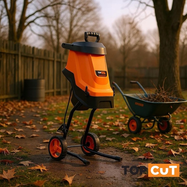 ROZDRABNIACZ DO GAŁĘZI NOŻOWY ELEKTRYCZNY 2600W RĘBAK DO DREWNA WOREK