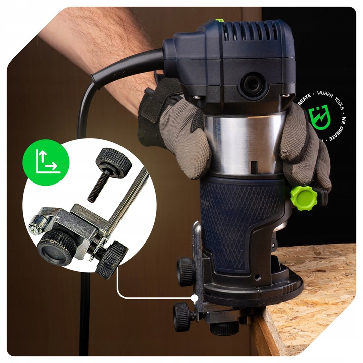 FREZARKA GÓRNOWRZECIONOWA DO DREWNA WYCINARKA Z REGULACJĄ OBROTÓW