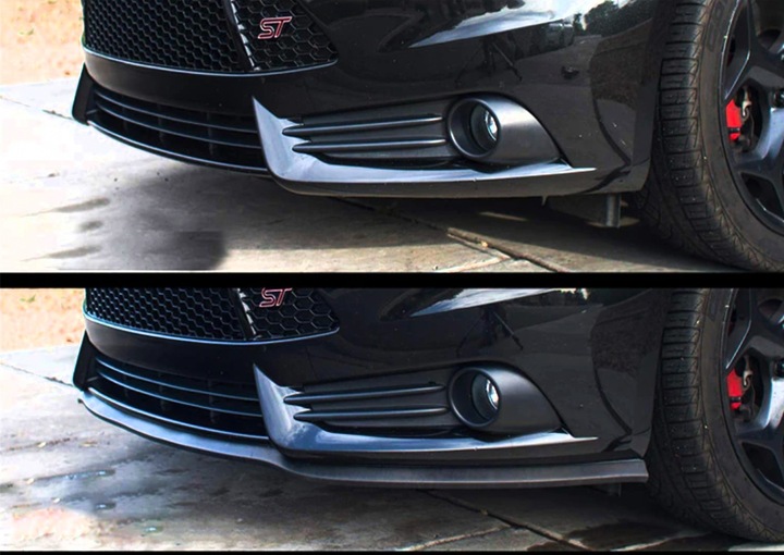 UNIWERSALNA dokładka zderzaka przedniego spoiler GUMOWA 2,5m SPOJLER OSŁONA