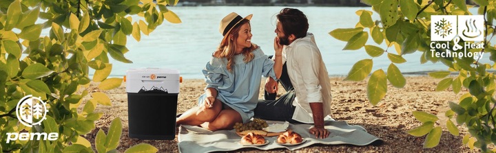 LODÓWKA TURYSTYCZNA Ice-On 27 SAMOCHODOWA Funkcja Grzania 12v 230v USB PEME