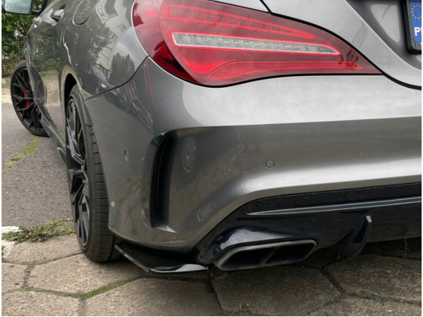 2x SPLITTER DOKŁADKA LISTWA ZDERZAKA TYLNEGO Tył UNIWERSALNE Tuning POŁYSK!