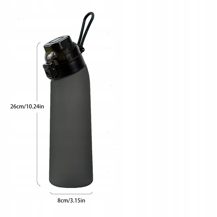 Smakowa Butelka na wodę 700 ml z 8 Kapsułkami - Bez Cukru i Kalorii