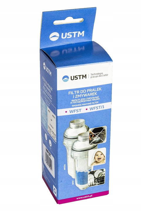 FILTR WODY PRALKOWY DO PRALKI ZMYWARKI DWUSTOPNIOWY OCHRONY AGD WFST