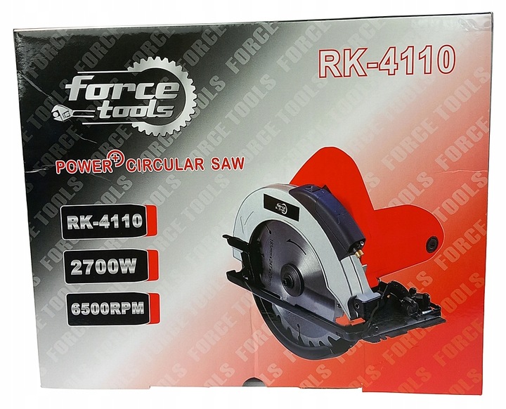 Pilarka Piła tarczowa ręczna do drewna Przecinarka 2700W Laser +