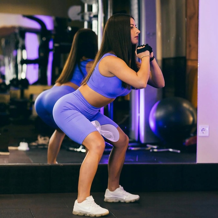 MOTYLEK DO ĆWICZEŃ MIĘŚNI DNA MIEDNICY TRENAŻER UD trener bioder FIOLETOWY