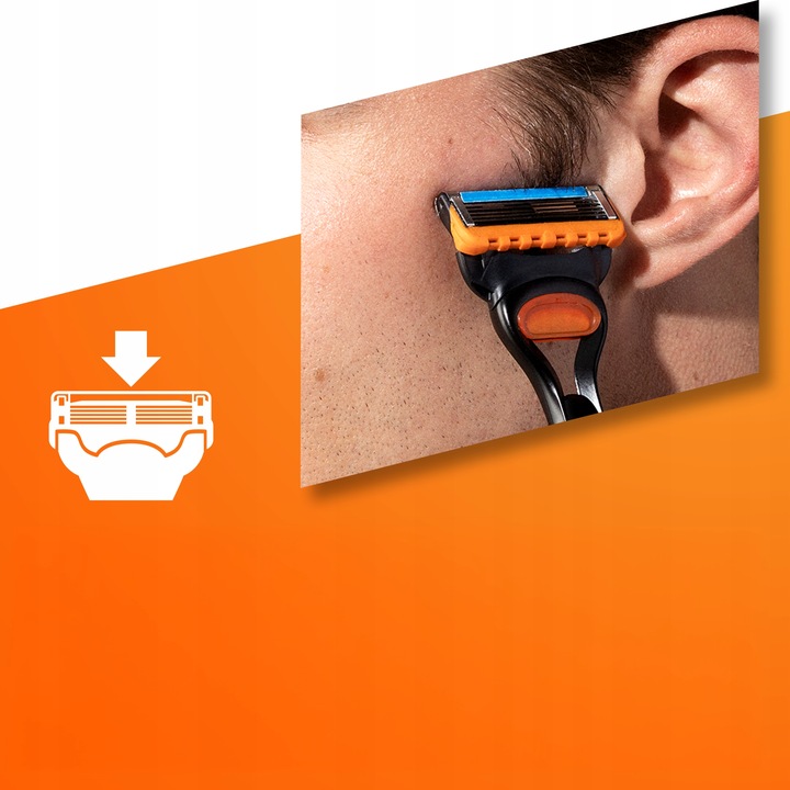 Gillette Fusion5 wkłady do golenia dla mężczyzn, 18 sztuk