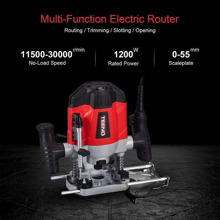 MEGA FREZARKA GÓRNOWRZECIONOWA DO DREWNA + FREZY