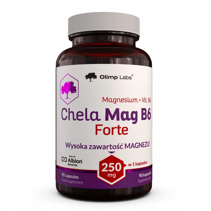 OLIMP CHELA-MAG B6 FORTE 90kaps MAGNEZ CHELAT WITAMINA B6
