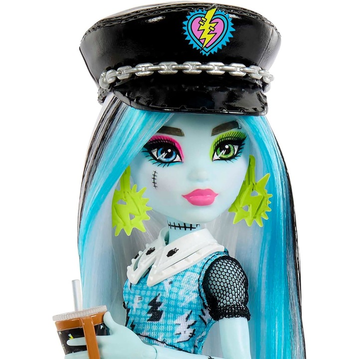 MONSTER HIGH STRASZYSEKRETY FRANKIE STEIN LALKA POTWÓR + 19 NIESPODZIANEK
