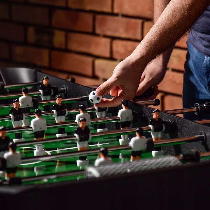 DUŻY STÓŁ DO PIŁKARZYKÓW LEAGUE PIŁKARZYKI METEOR 122x61x80 MDF LAMINAT