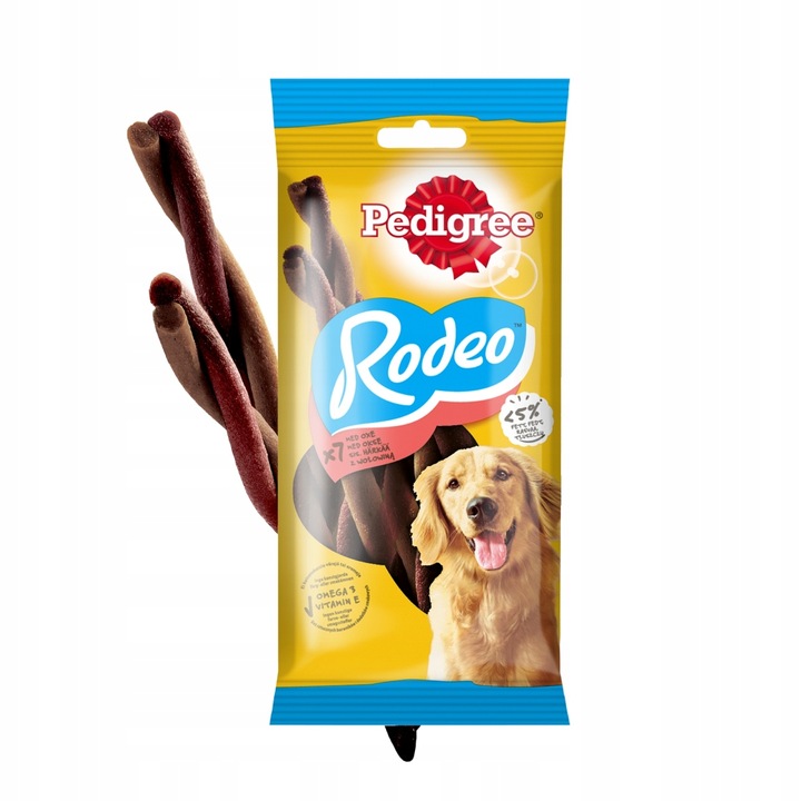 ZESTAW 12x PEDIGREE RODEO PRZYSMAK Z WOŁOWINĄ 123G