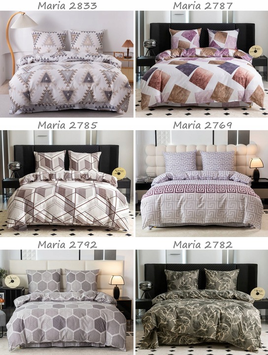 Pościel 160x200 + 2 poszewki KOMPLET POŚCIELI bawełnianej satyny WYBÓR