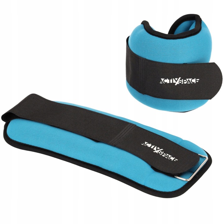 OBCIĄŻNIKI NA RĘCE NOGI NADGARSTKI CIĘŻARKI DO ĆWICZENIA RZEP 2X1 KG ZESTAW