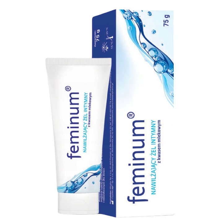 Feminum nawilżający żel intymny z kwasem mlekowym 75 g