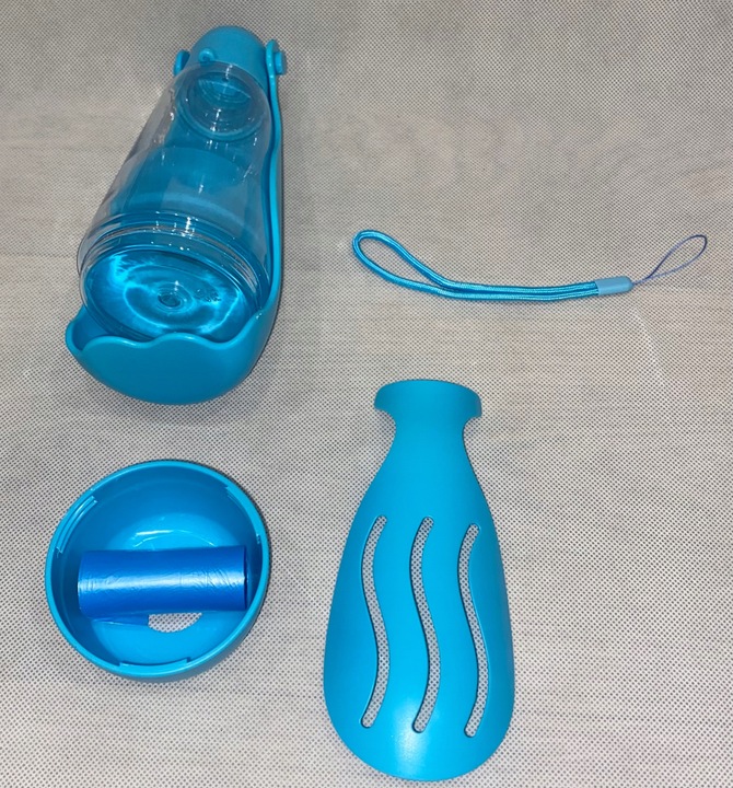 Butelka dla psa na wodę/woreczki/łopatka, 3w1, 420ml IDEALNY PREZENT