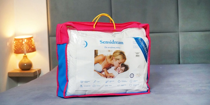 Kołdra 100x160 cm całoroczna + poduszka 40x60 cm