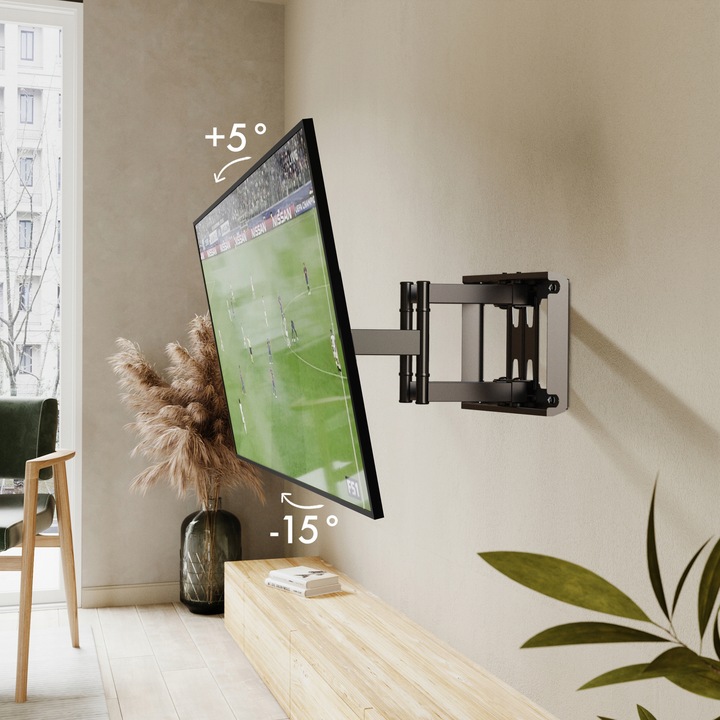 EXTRA MOCNY OBROTOWY UCHWYT DO TELEWIZORA WIESZAK TV 32-85 CALI UNIWERSALNY