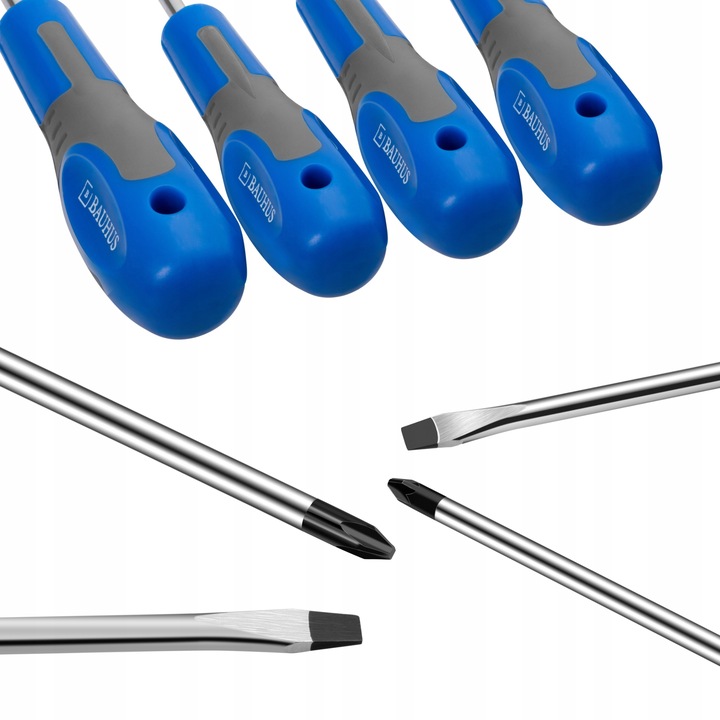 ZESTAW ŚRUBOKRĘTÓW WKRĘTAKÓW Z MAGNESEM 8SZT MOCNE