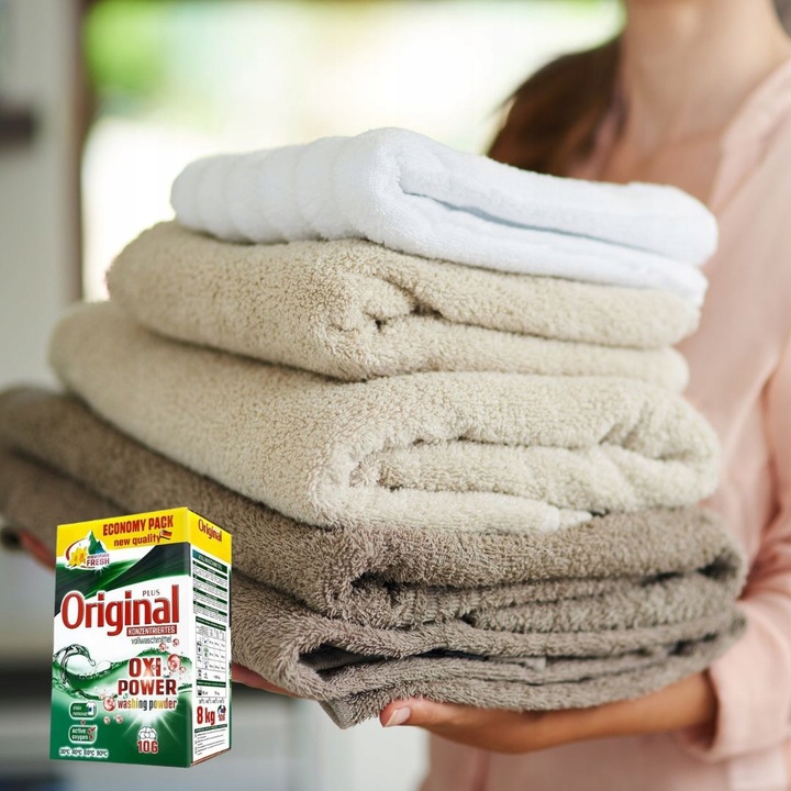 NIEMIECKI PROSZEK DO PRANIA TKANIN UNIWERSALNY 8 KG 106 PRAŃ UNIWERSAL