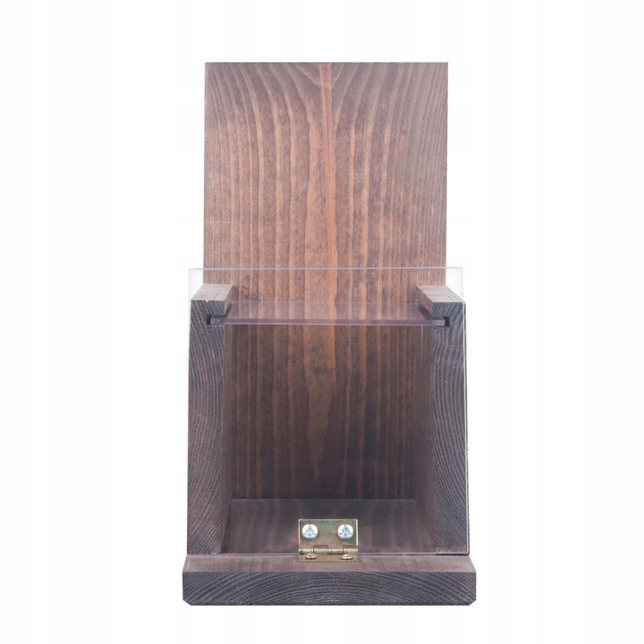 Karmnik Dla Wiewiórek Drewniany Domek Impregnowany Duży Orzechowa